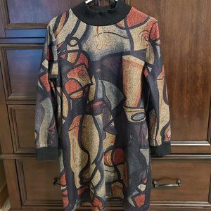 Women’s Multi-Colored Tunic Dress/Shirt – Size L